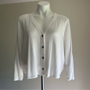 Maurices Ivory Knit Cardigan